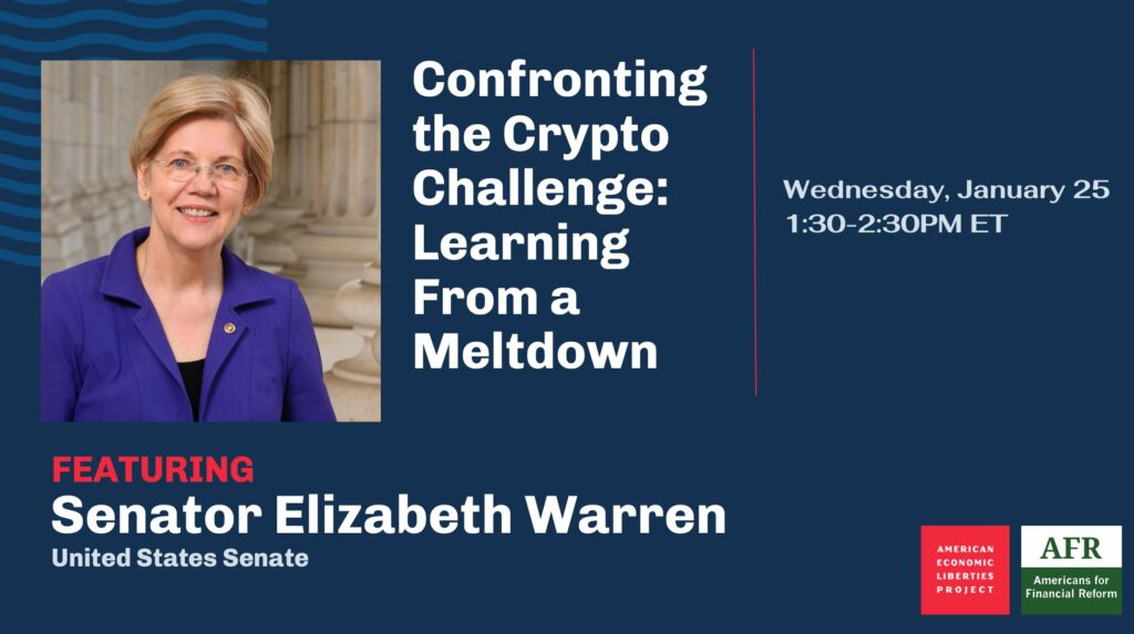 Senator Warren: Leaders in the cryptocurrency market are scared of a powerful SEC