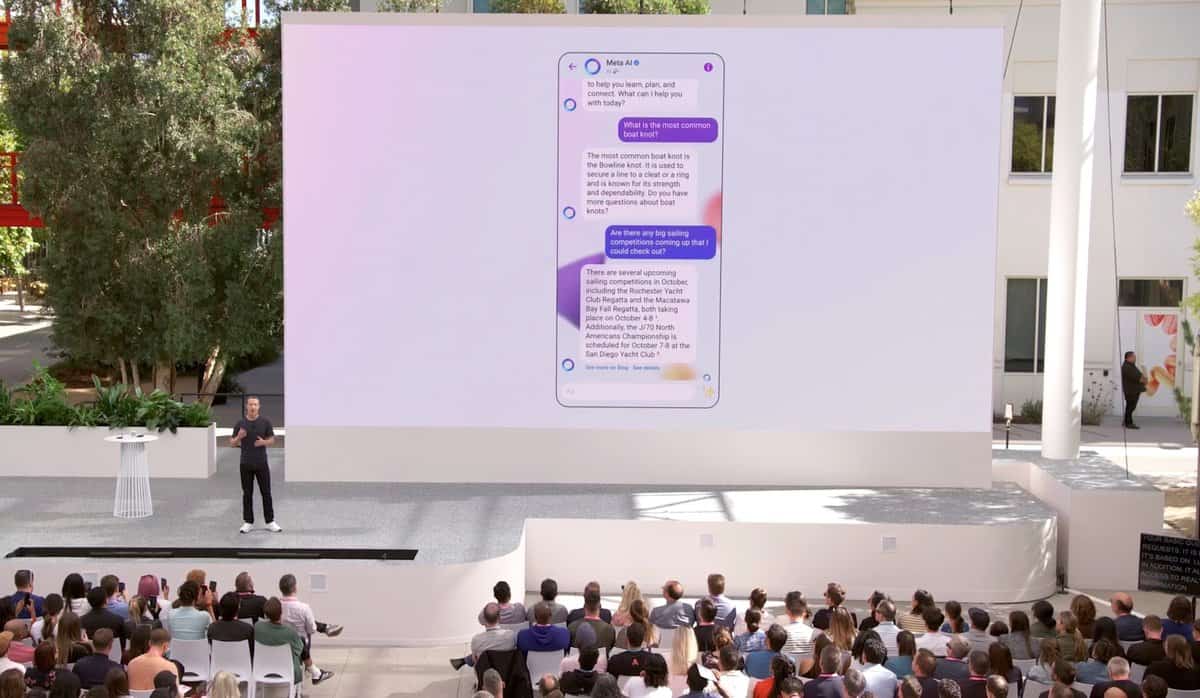 Zuckerberg unveils the new Meta AI chatbot at the Connect event