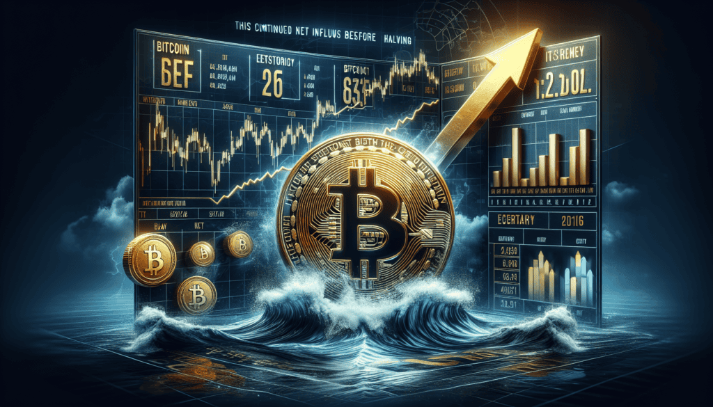 Bitcoin ETFs see sustained inflows despite shaky pre-halving week