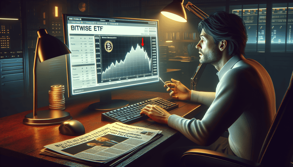 Bitwise's Bitcoin ETF Faces First Daily Outflows Amid Persistent Downtrend