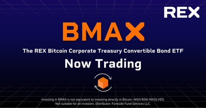 REX Shares Launches BMAX, Boosting Bitcoin Exposure – 1st BTC Corporate Treasury Convertible Bond ETF