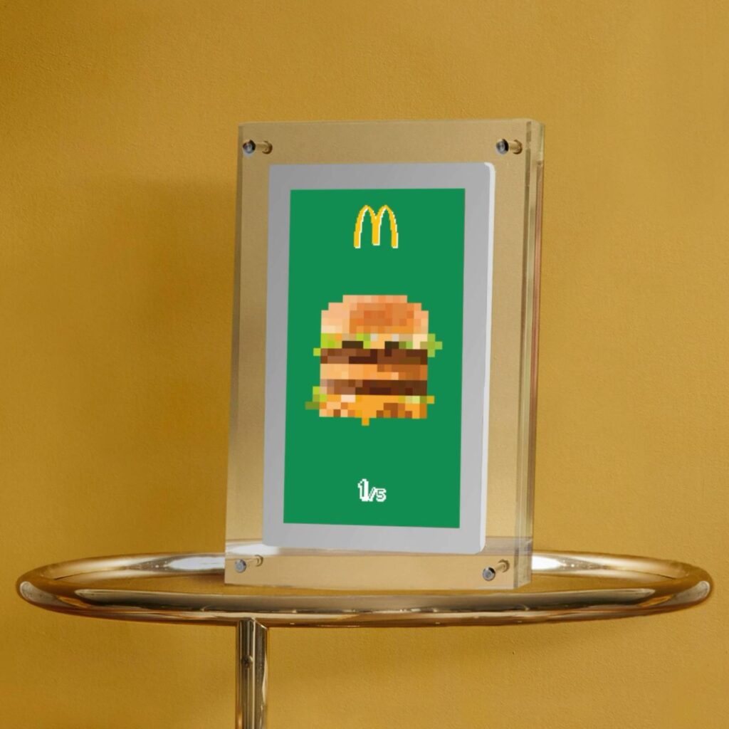 McDonald’s NFT: celebrul burger Big Mac – acum sub formă de artă digitală