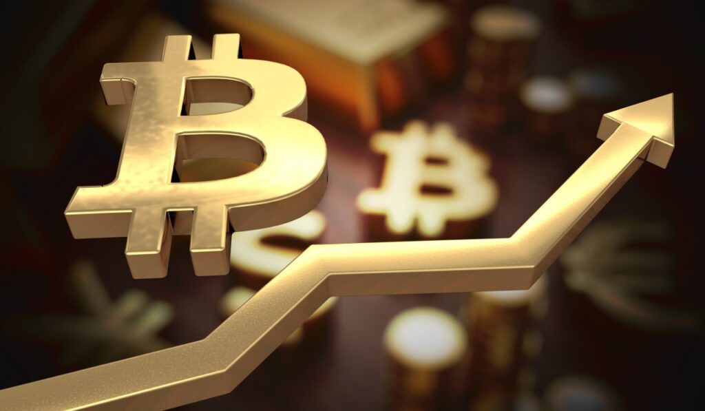 Bitcoin atinge cel mai mare preț din ultimele trei săptămâni