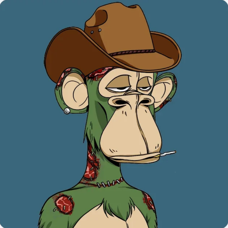 Post Malone a achiziționat maimuța #961 din colecția de NFT-uri BAYC, aceasta are o pălărie de cowboy, un articol vestimentar purtat adesea de artist