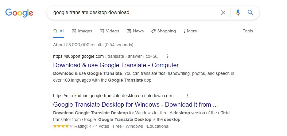Cele mai bune rezultate pentru „Descărcare Google Translate Desktop”