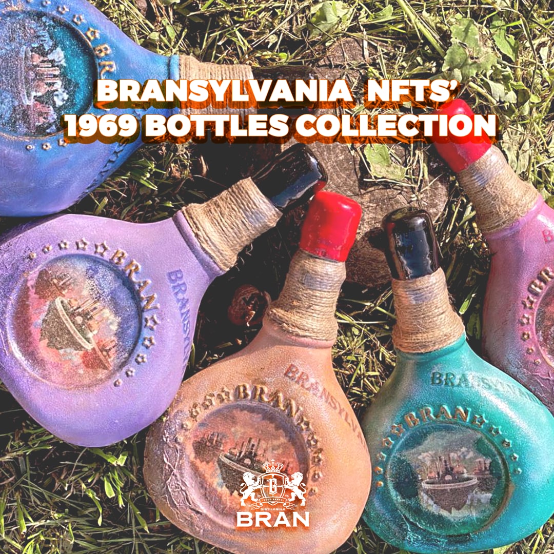 S-a lansat Colecția BRANSYLVANIA NFTs 1969 – primele sticle pictate manual au ajuns deja la cei care au făcut MINT!