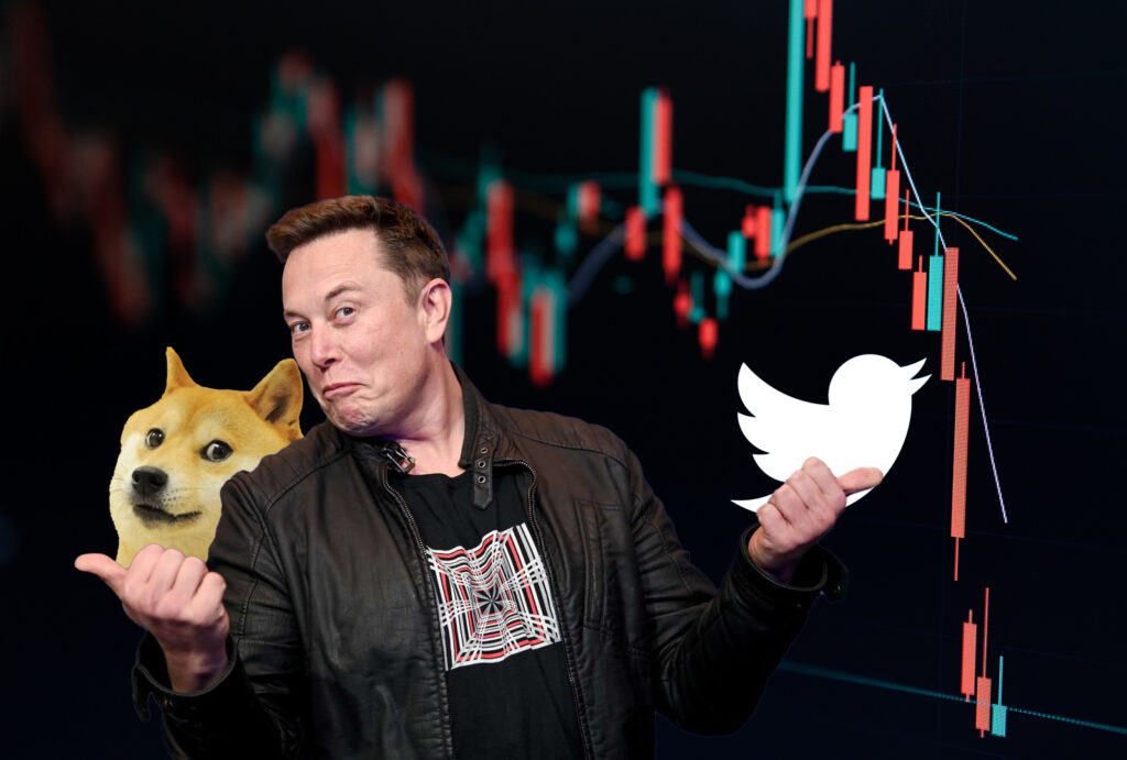 Criptomoneda preferată a lui Elon Musk a scăzut după schimbarea logoului Twitter