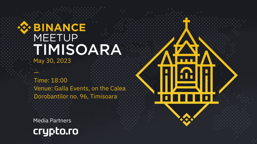 Crypto.ro și Binance anunță cel de-al treilea Binance Meetup din România, la Timișoara