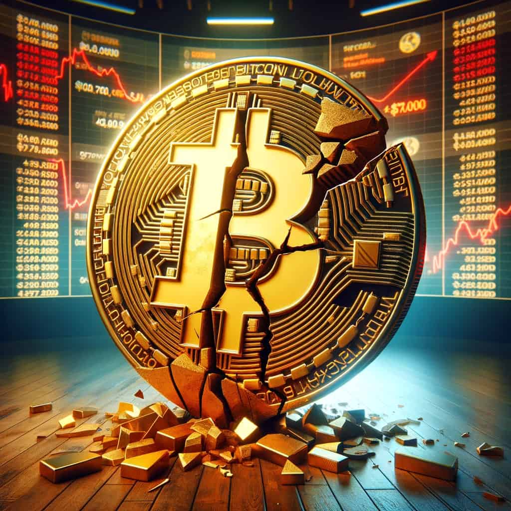 Bitcoin scade sub 37.000 de dolari, îngrijorările privind inflația persistă